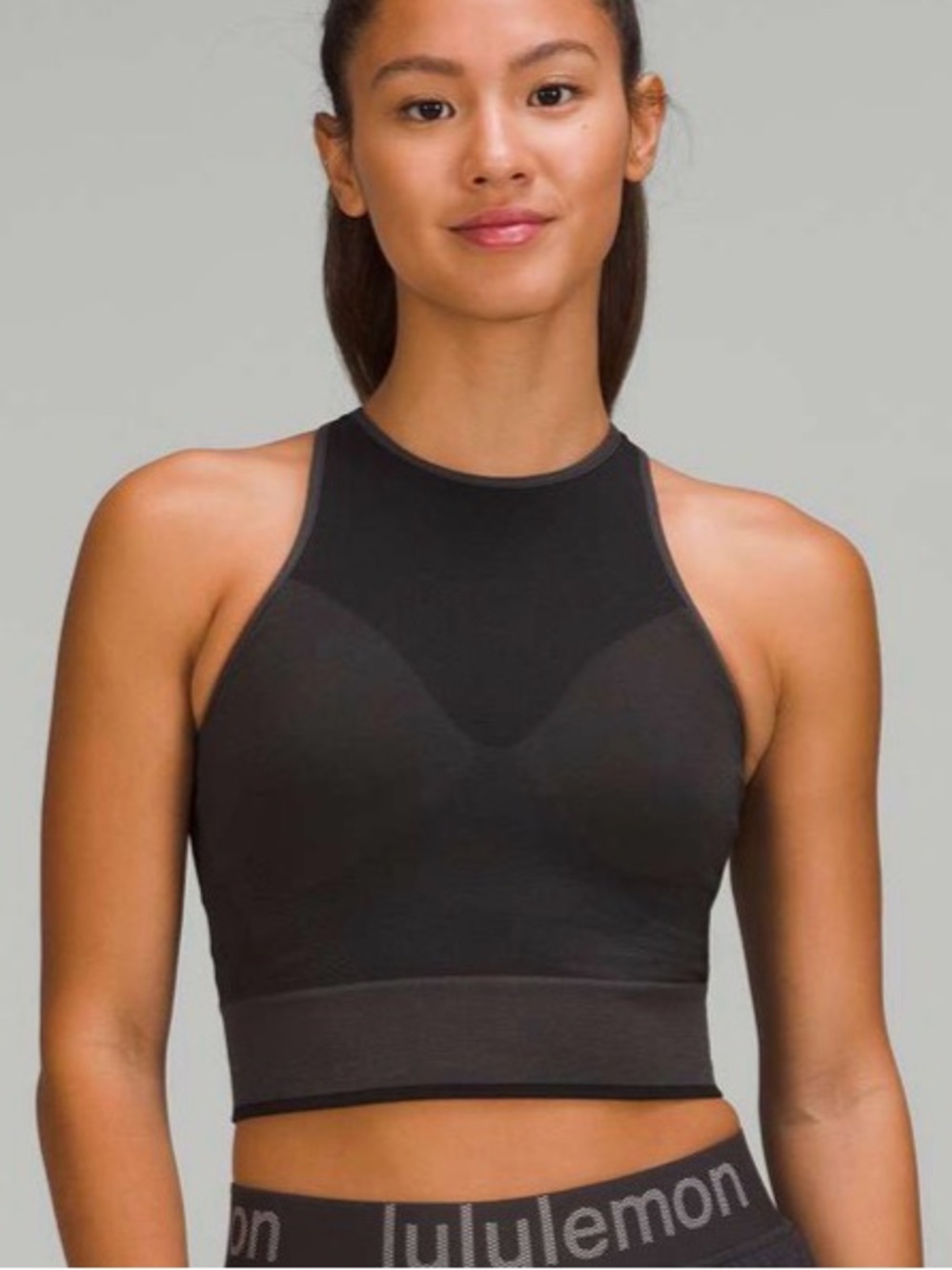 Lululemon Seamless Mesh Supportive Training Tank Top